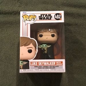 Funko Pop Star Wars Bobble-Head 482 Luke Skywalker with Grogu